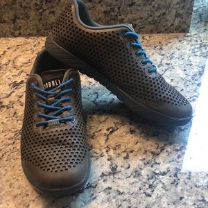 No Bull Nordic Grey leather trainer